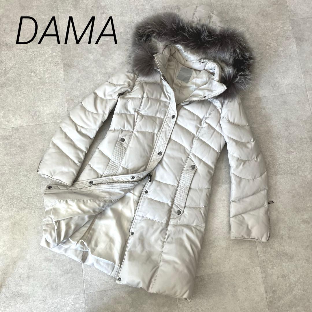 ◆DAMA ダーマコレクション SAGA FURS ラムレザー ダウンコート