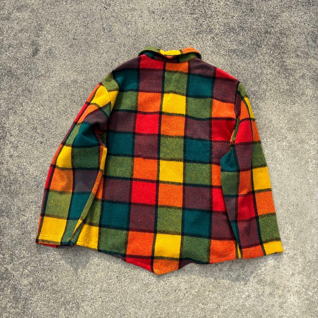 トップス 50s-70s PENNEY'S crazy block anorakshirt