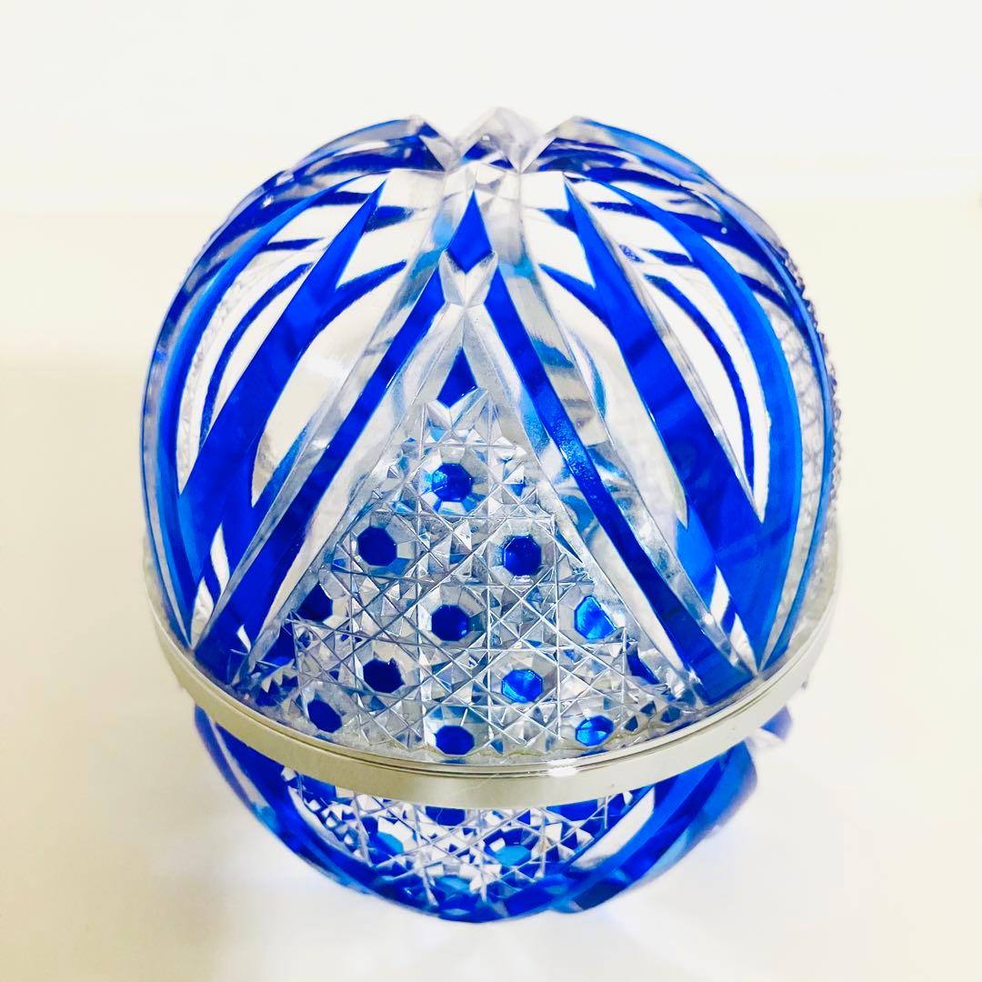 江戸切子 POLA 80周年 BAザクリーム限定品 容器のみ インテリア美術品