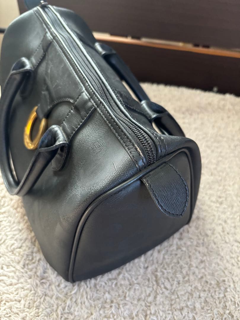 【Christian Dior 】ブラック ミニボストンバッグPVCレザー美品✨