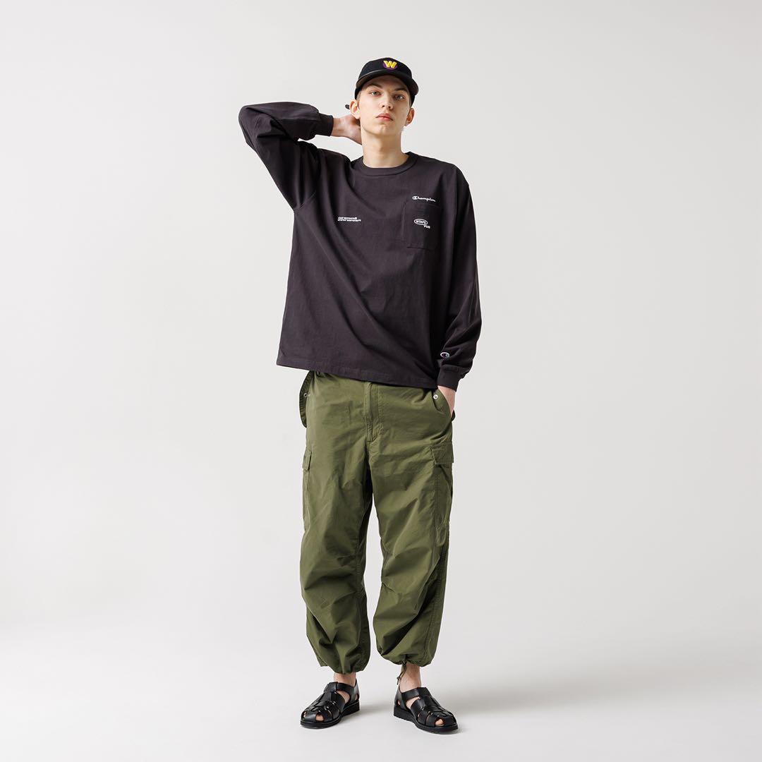 WTAPS ACADEMY LS / COTTON. CHAMPION 黒 XL