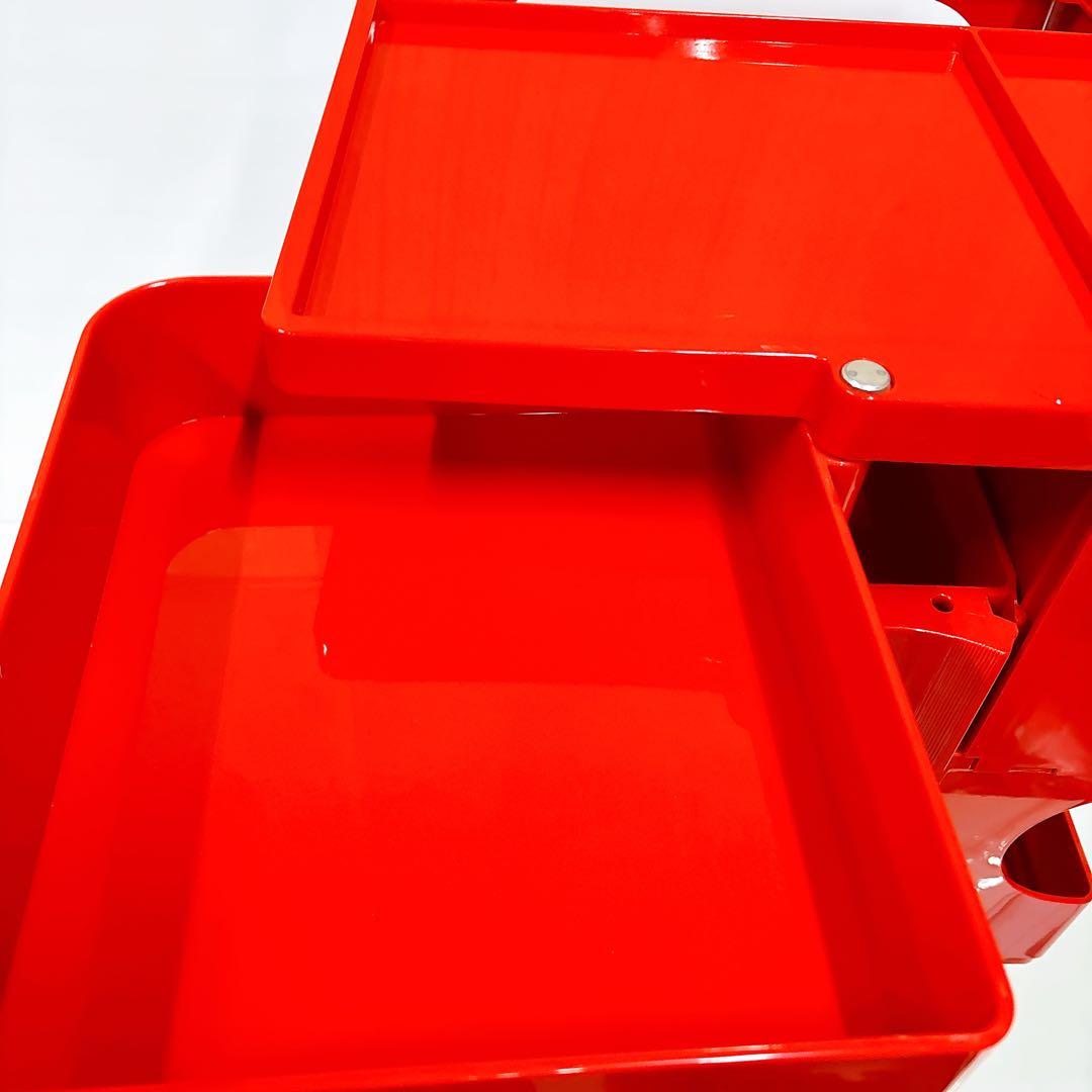 ★正規品★B-LINE ボビーワゴン3段4トレイ レッド赤