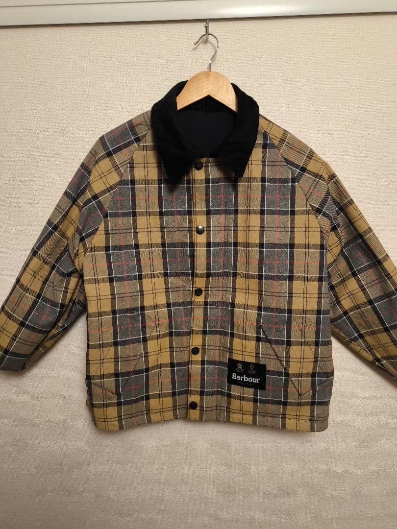 Barbour トランスポート　リバーシブルブルゾン ノンワックス　ネイビー40