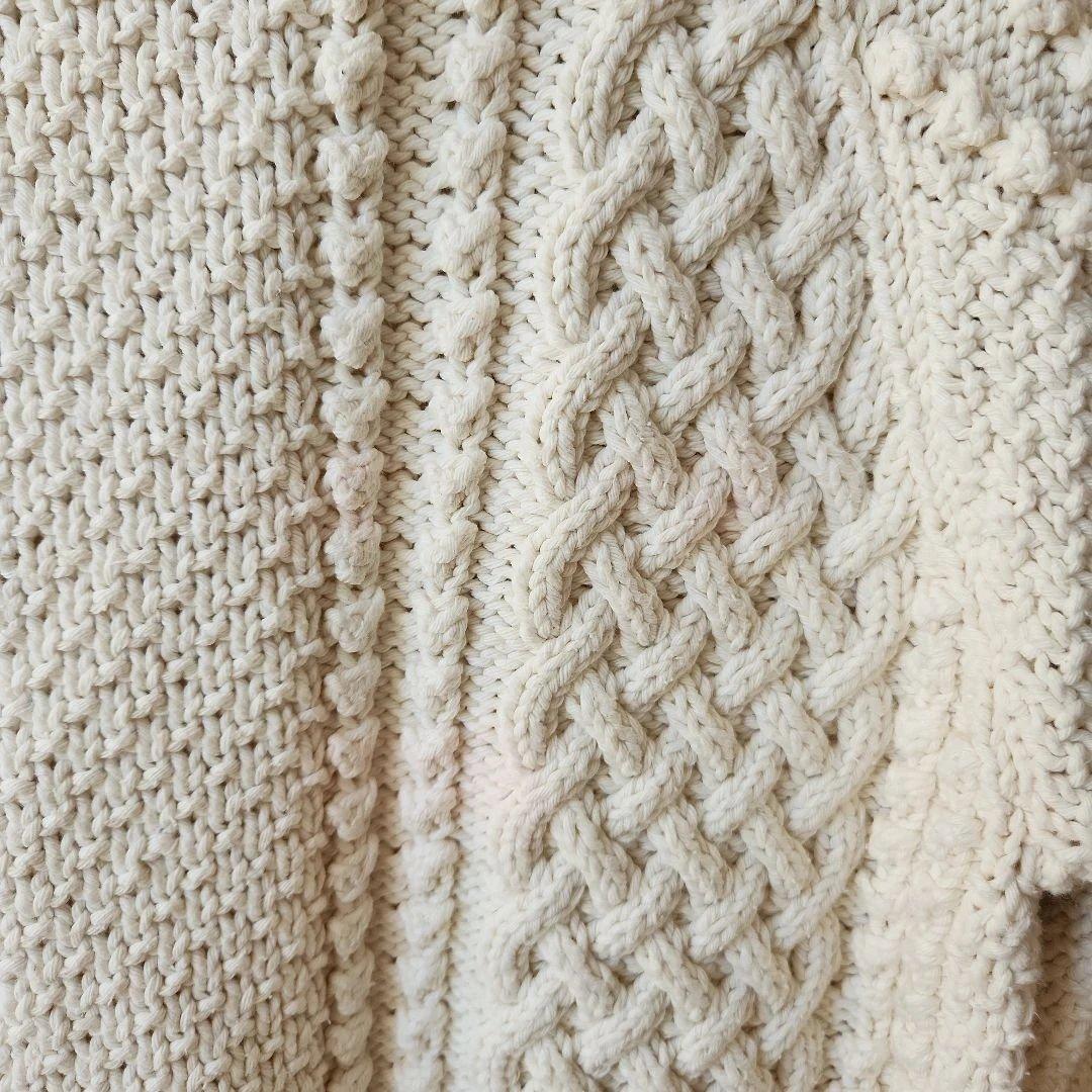 INVERALLAN アイボリー コットンニット 4A