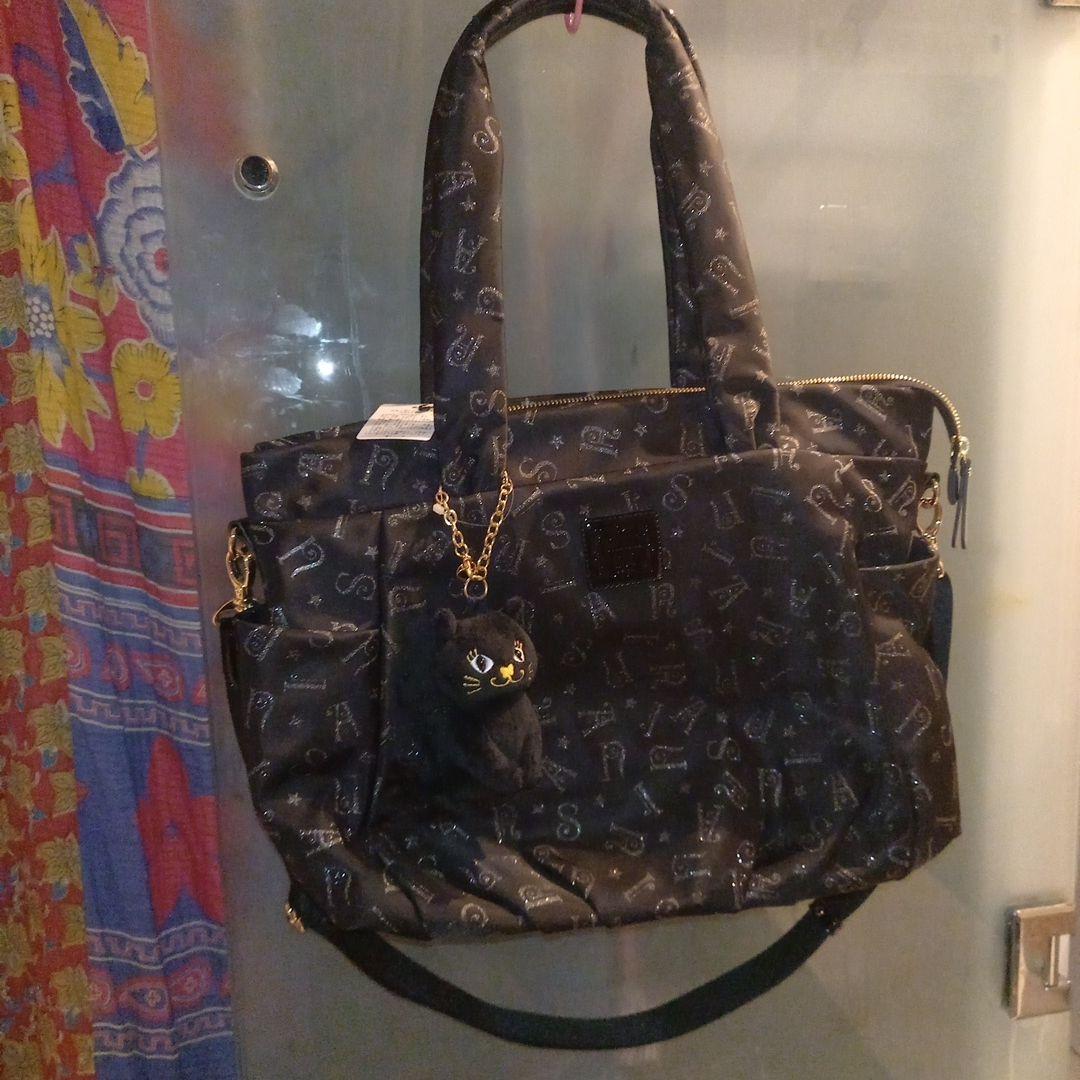 未使用　アナスイ　ホーリー　2wayショルダーバッグ　ブラック