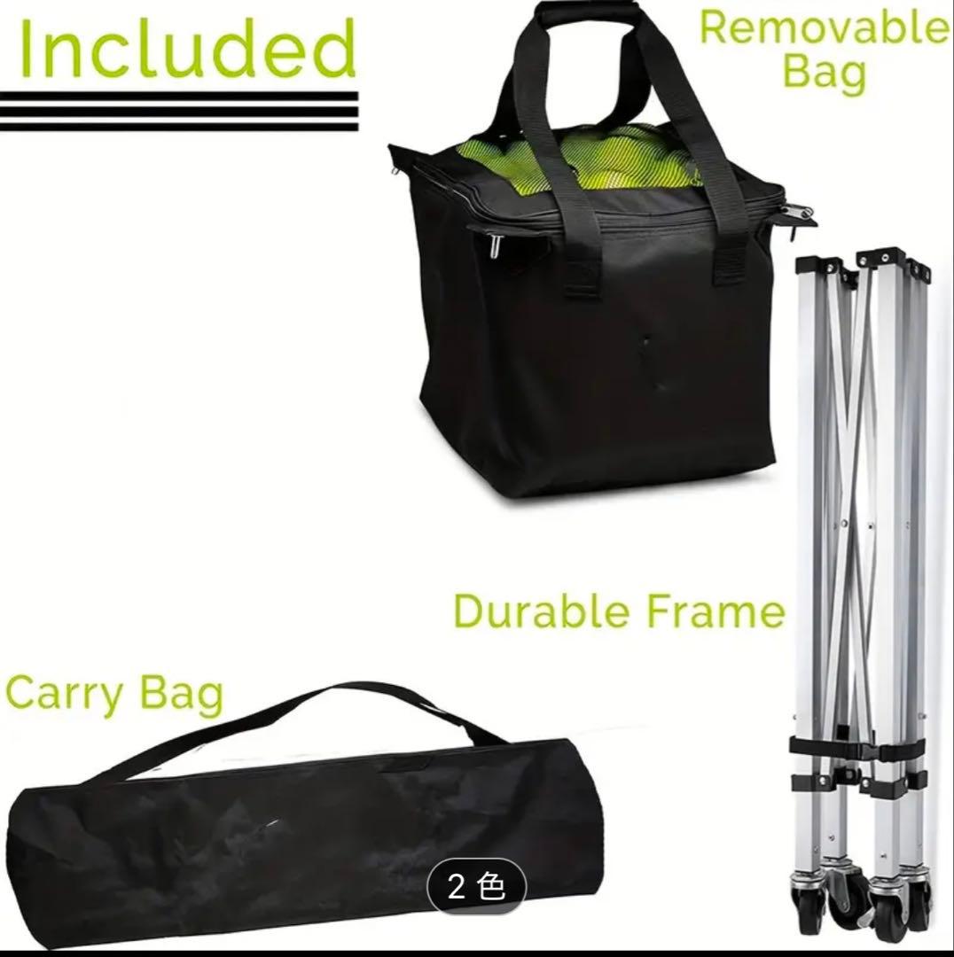 テニスボールかご キャリーバッグ付き