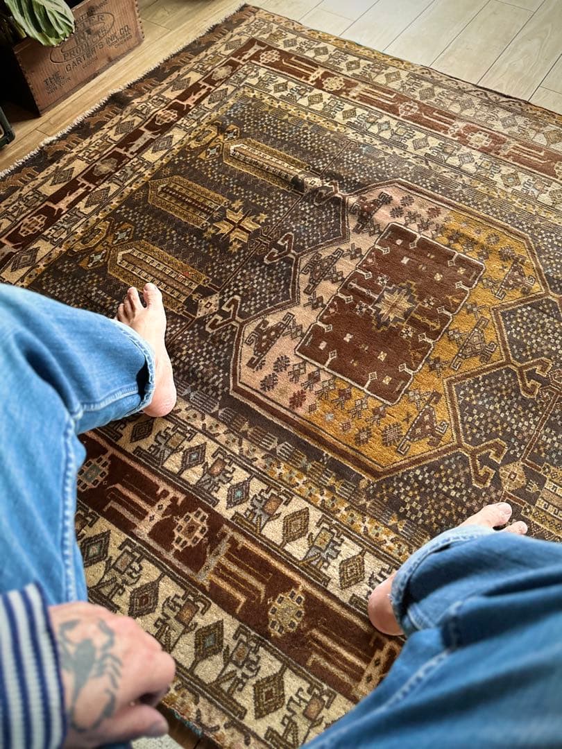 トライバルラグ　ヴィンテージラグ　アフガン　トルクメン　アリホジャ　プリミティブ