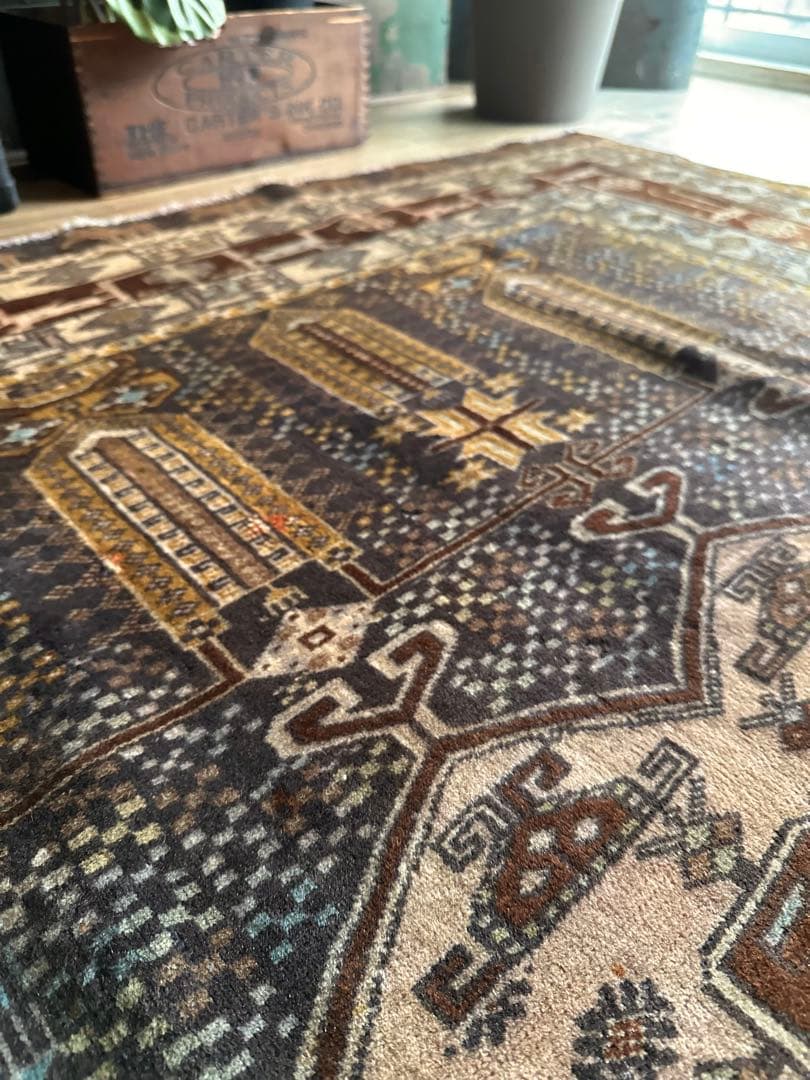 トライバルラグ　ヴィンテージラグ　アフガン　トルクメン　アリホジャ　プリミティブ