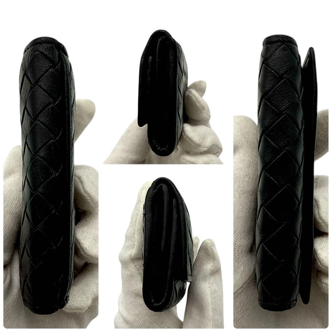 ボッテガ ヴェネタ イントレチャート ケース ブラック 黒 小銭入れ