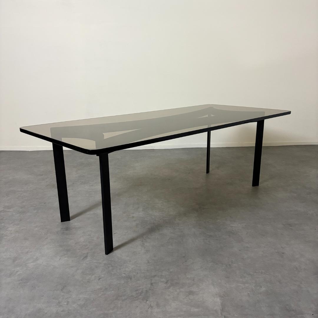 ヴィンテージ　ガラストップ　センターテーブル【A】