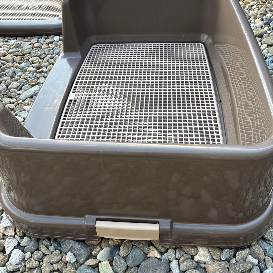 犬用 トイレ ホワイト/ブラウン ゲージ キャリー アイリスオーヤマ 4点セット