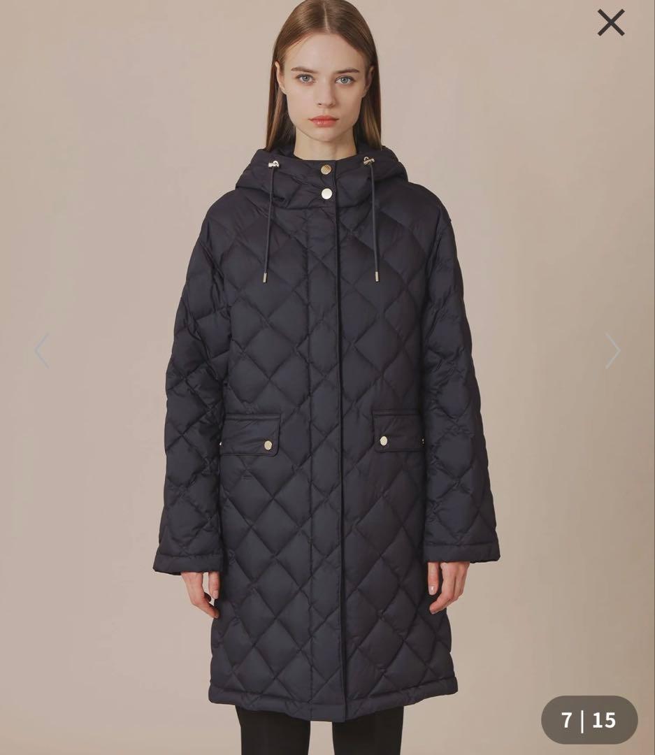 美品◼️マッキントッシュロンドン　ダウンキルトフーデットコート　44