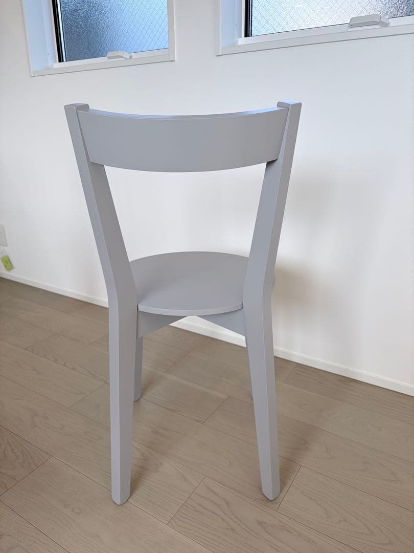 【新品】FIS（藤栄）ホアチェア　ビーチ　パープルグレー ダイニングチェア