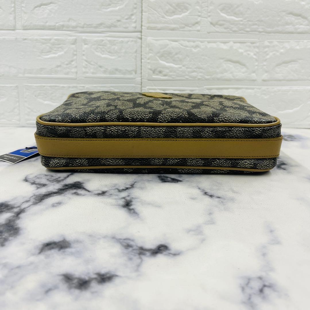 【未使用】イヴサンローラン ボストンバッグ 総柄 大容量 ポーチ付き 極美品