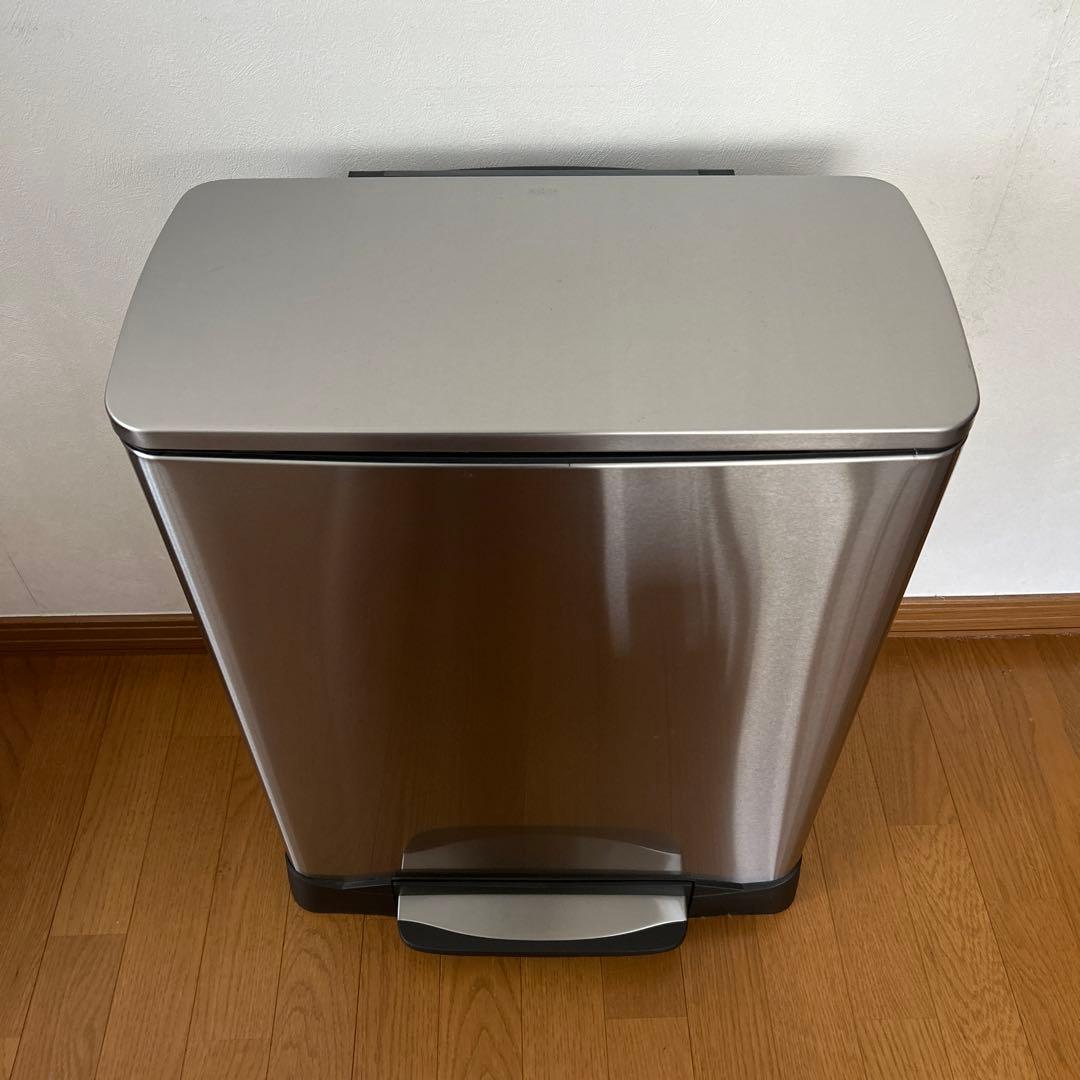ゴミ箱 シルバー ブラック ペダル EKO ニトリ