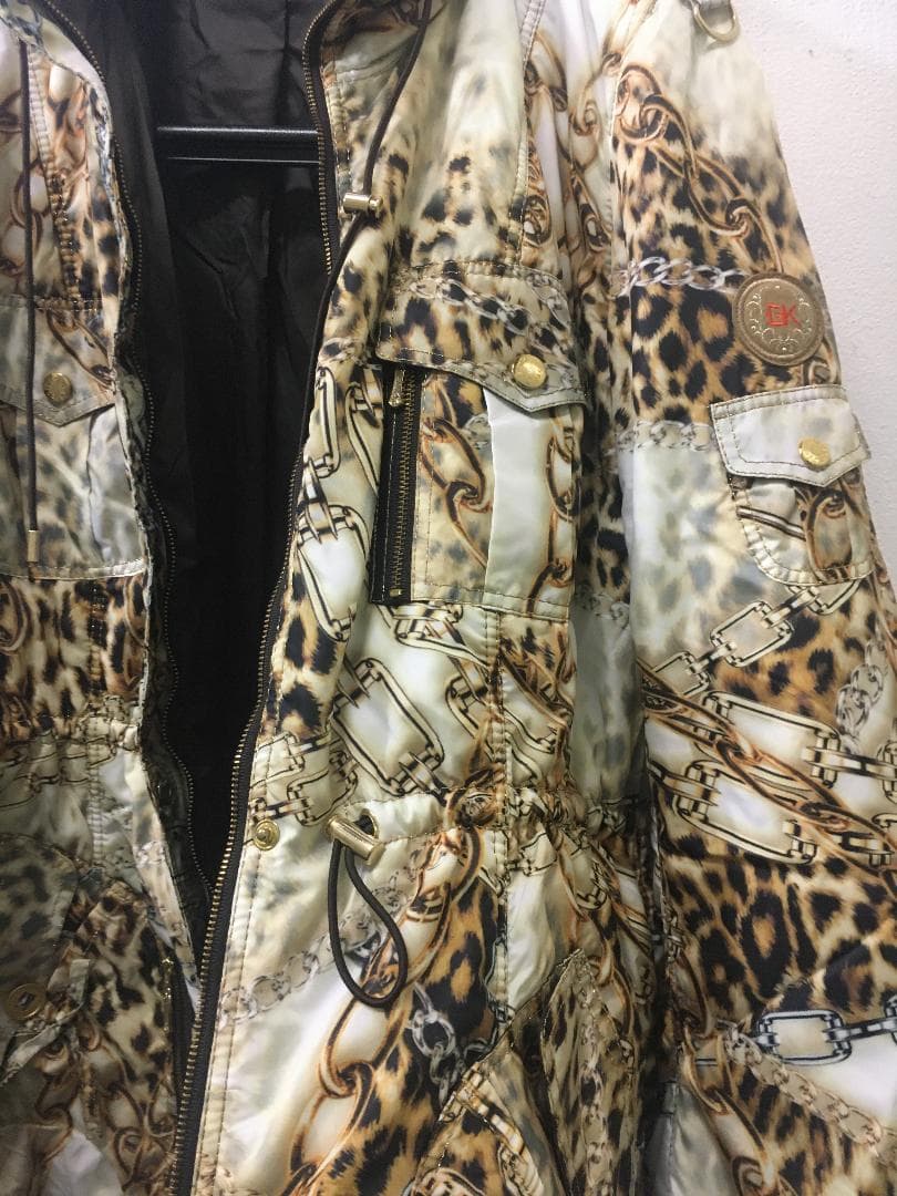 M)新品 伊太利屋 中綿コート ウインドブレーカー スプリングコート フード付