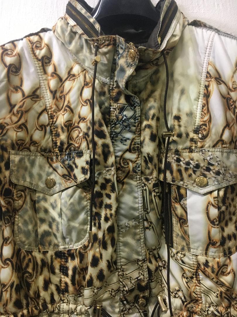 M)新品 伊太利屋 中綿コート ウインドブレーカー スプリングコート フード付