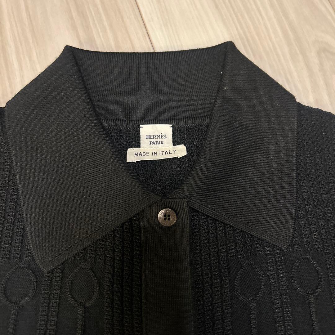 rikky☆HERMES ブラック 長袖ニット