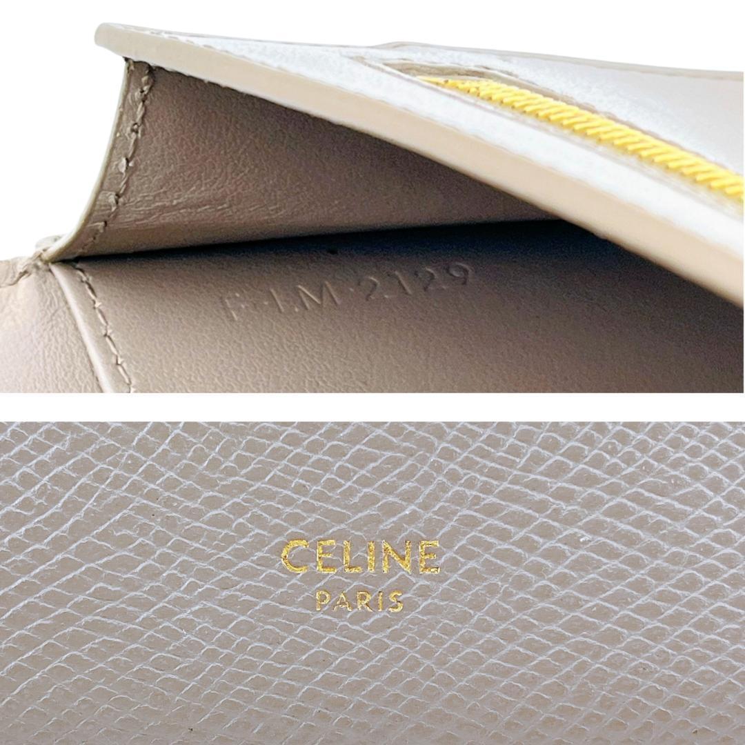 CELINE セリーヌ ラージストラップ 2つ折り長財布 マルチファンクション