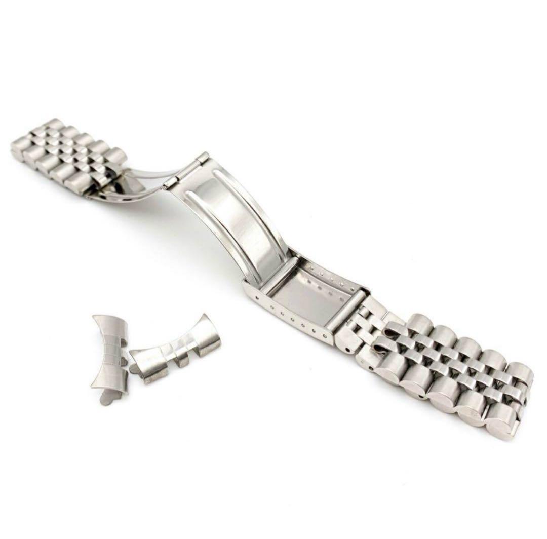 【新品未使用】ジュビリーブレス　時計　ベルト　ステンレススチールシルバー20mm