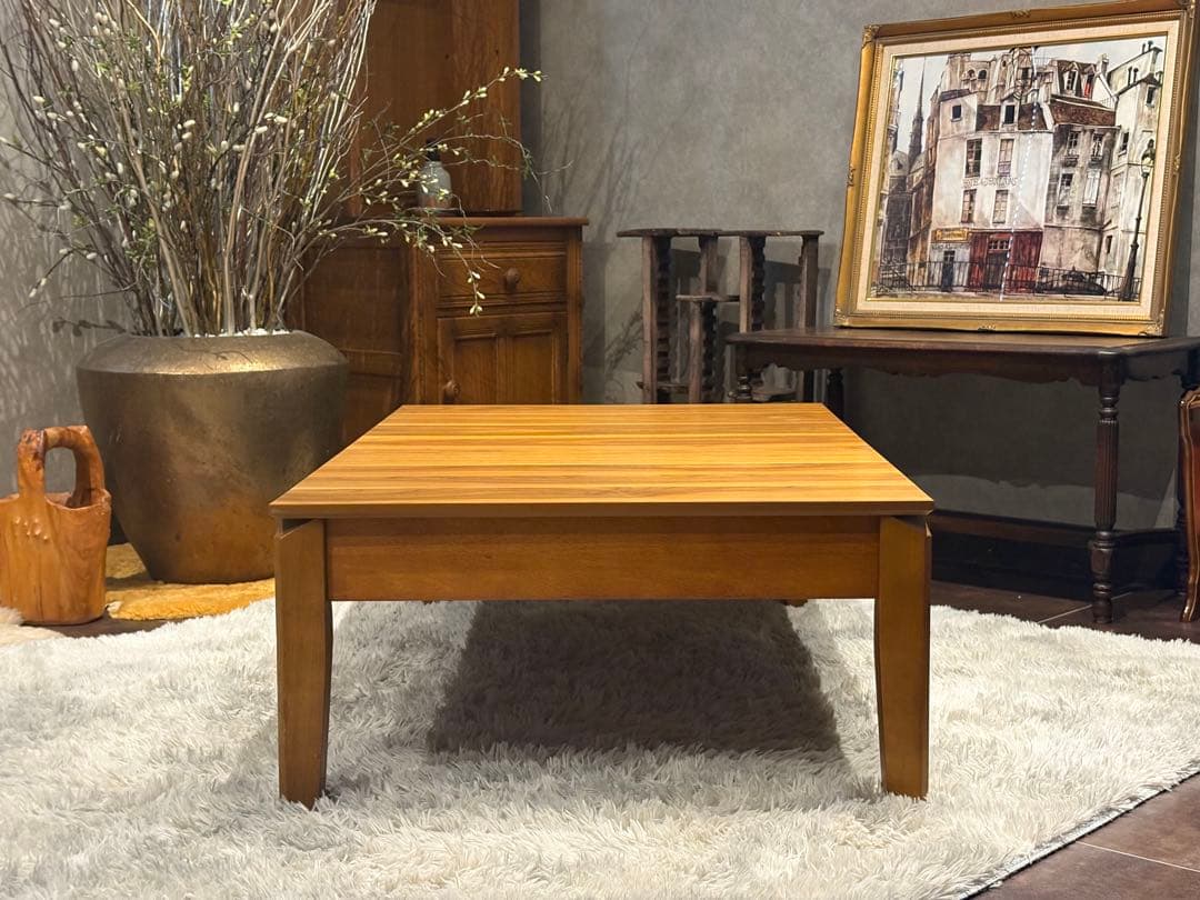 希少　ローテーブル　センターテーブル　エクステンションテーブル　ビンテージ　IR