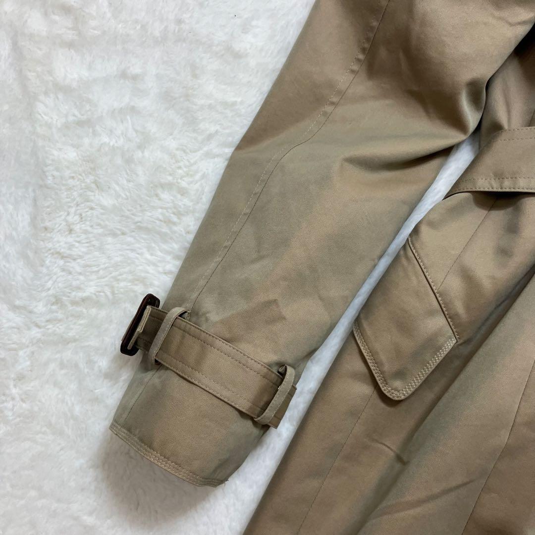 美品✨ロペ ラクーンファー チェックウールライナー 3way トレンチコート L