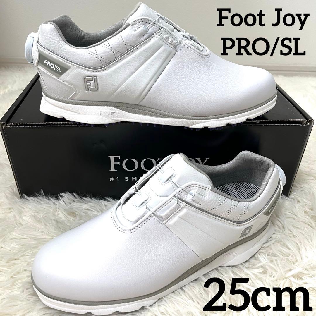 【新品】FootJoy PRO/SL ゴルフシューズ　25㎝ BOA ホワイト