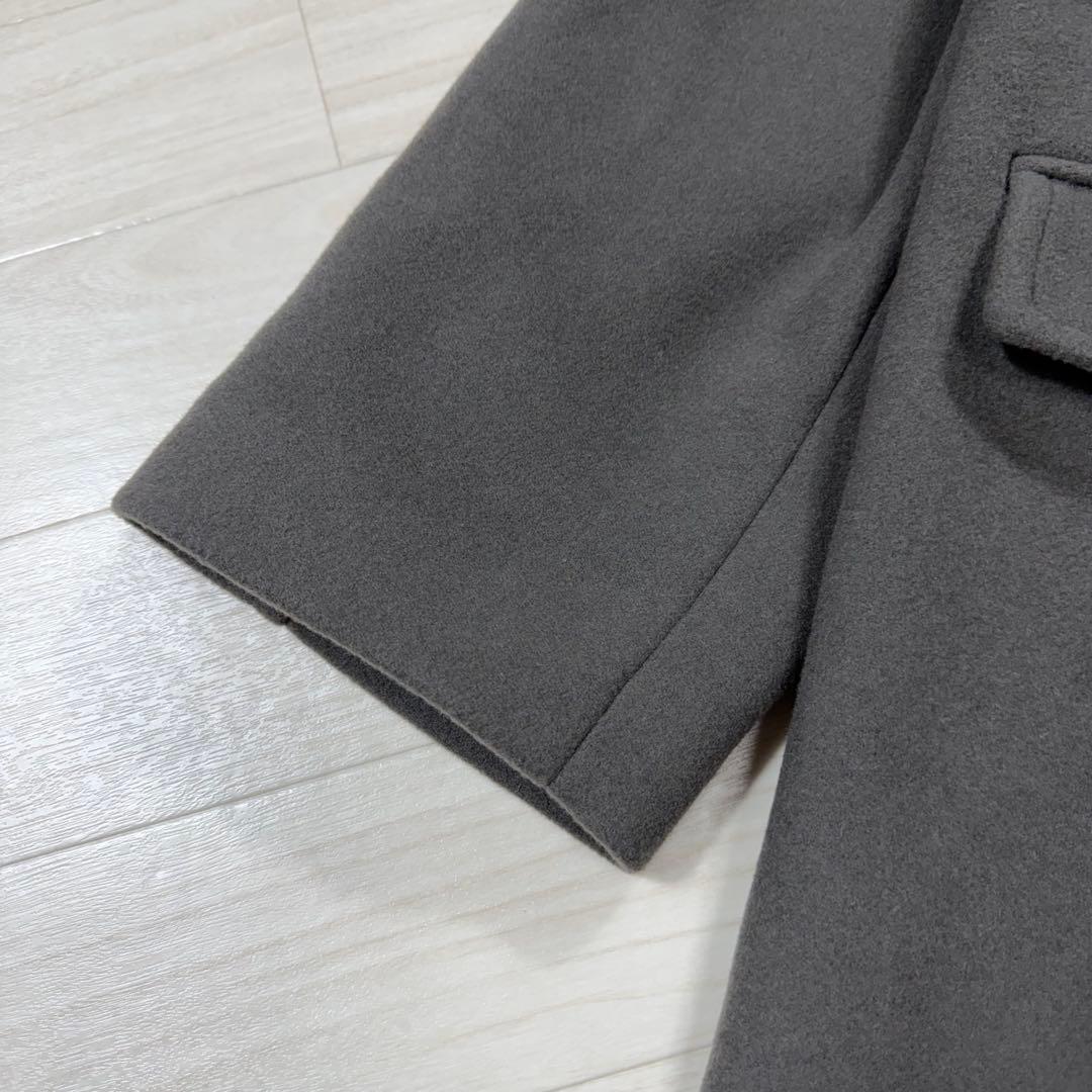 新品タグ付 SHIPSany XL ピュアウールメルトン ダブルチェスターコート