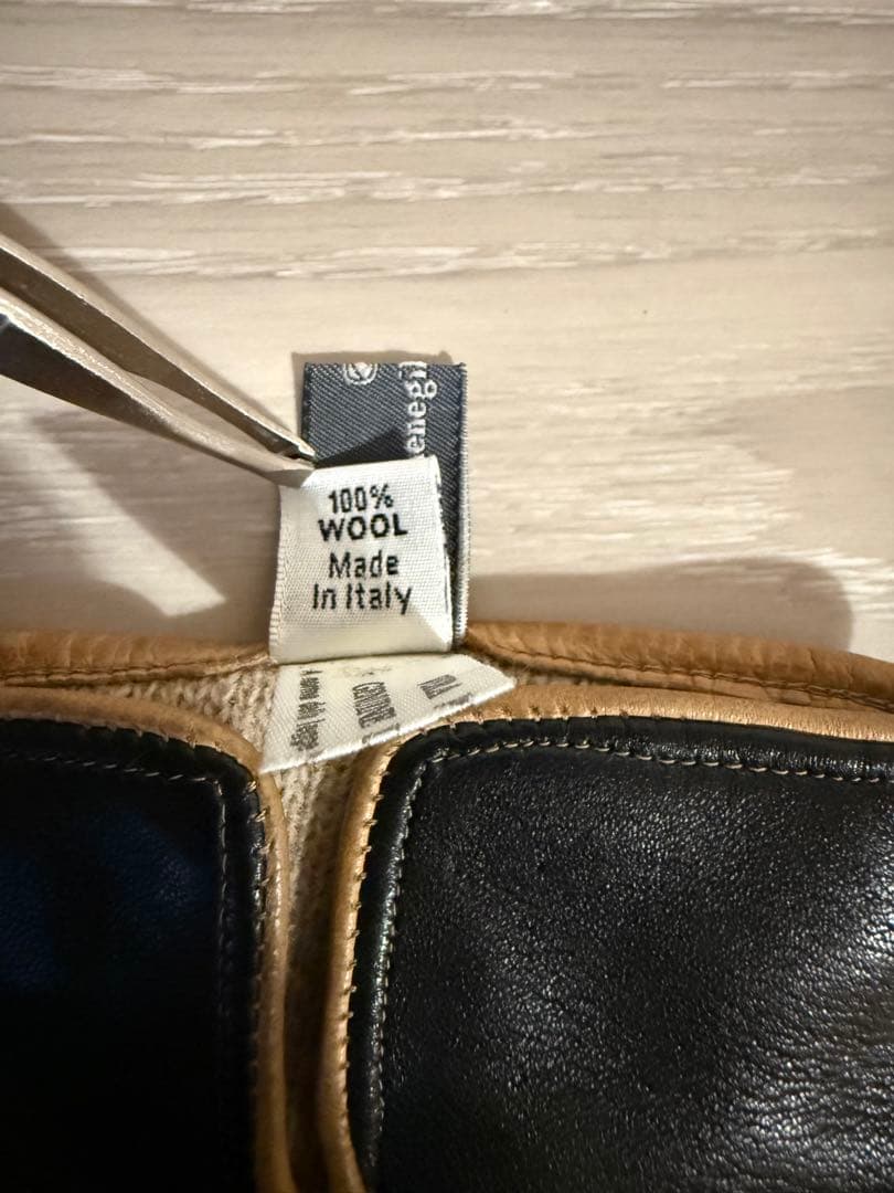 エルメネジルドゼニア レザー グローブ MADE IN ITALY