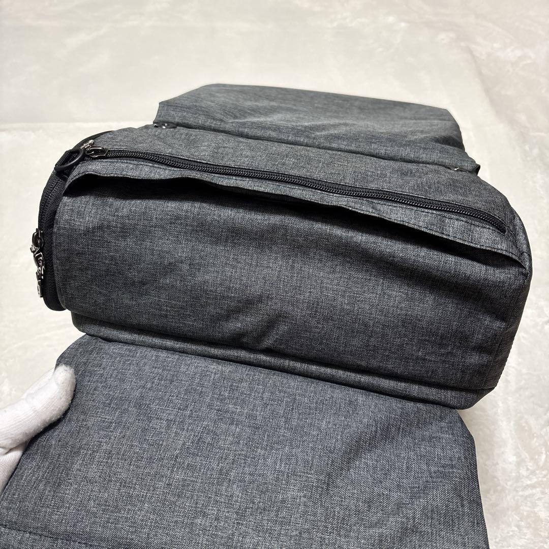 【新品未使用】かわるビジネスリュック　2Way　グレー