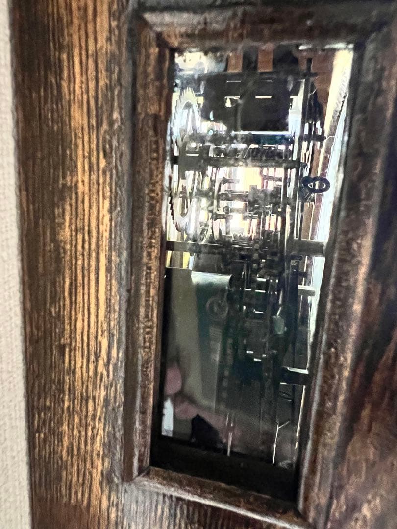 振り子時計TRADA H MARK ゼンマイ掛け時計柱時計ボンボン時計古時計動品