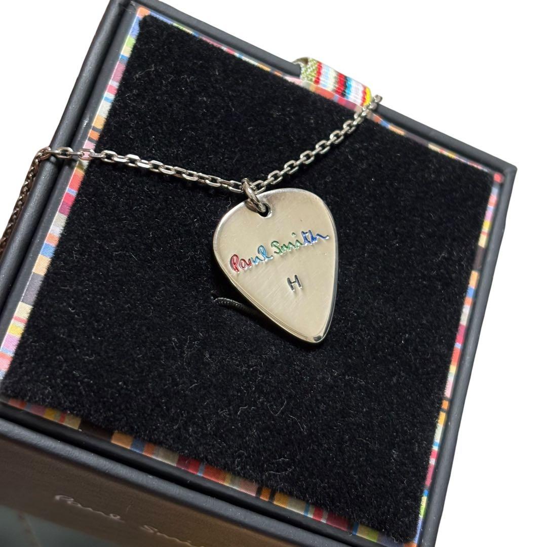 Paul Smith 廃盤 ギターピック ネックレス マルチカラー ロゴ メンズ
