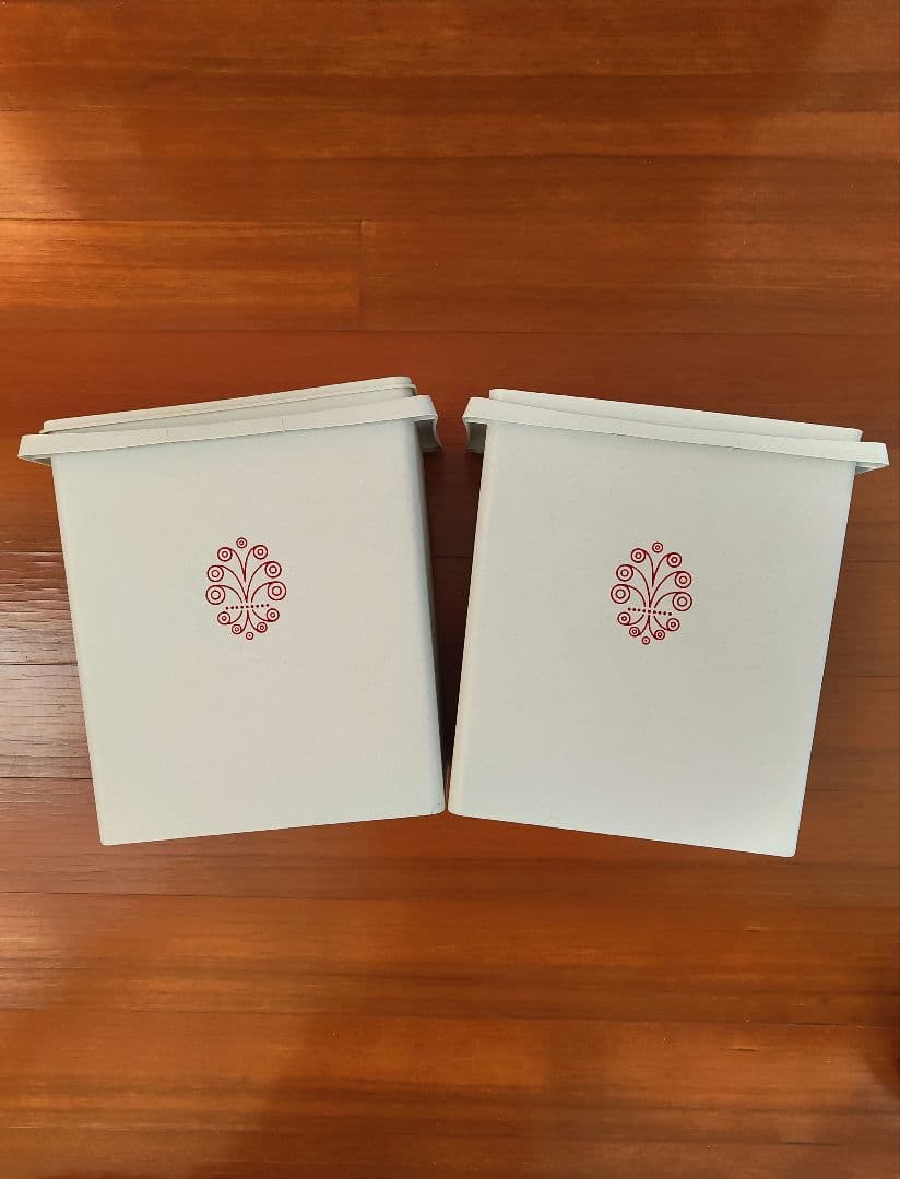 昭和レトロ　タッパーウェア　10キロキーパー2個セット　米びつ