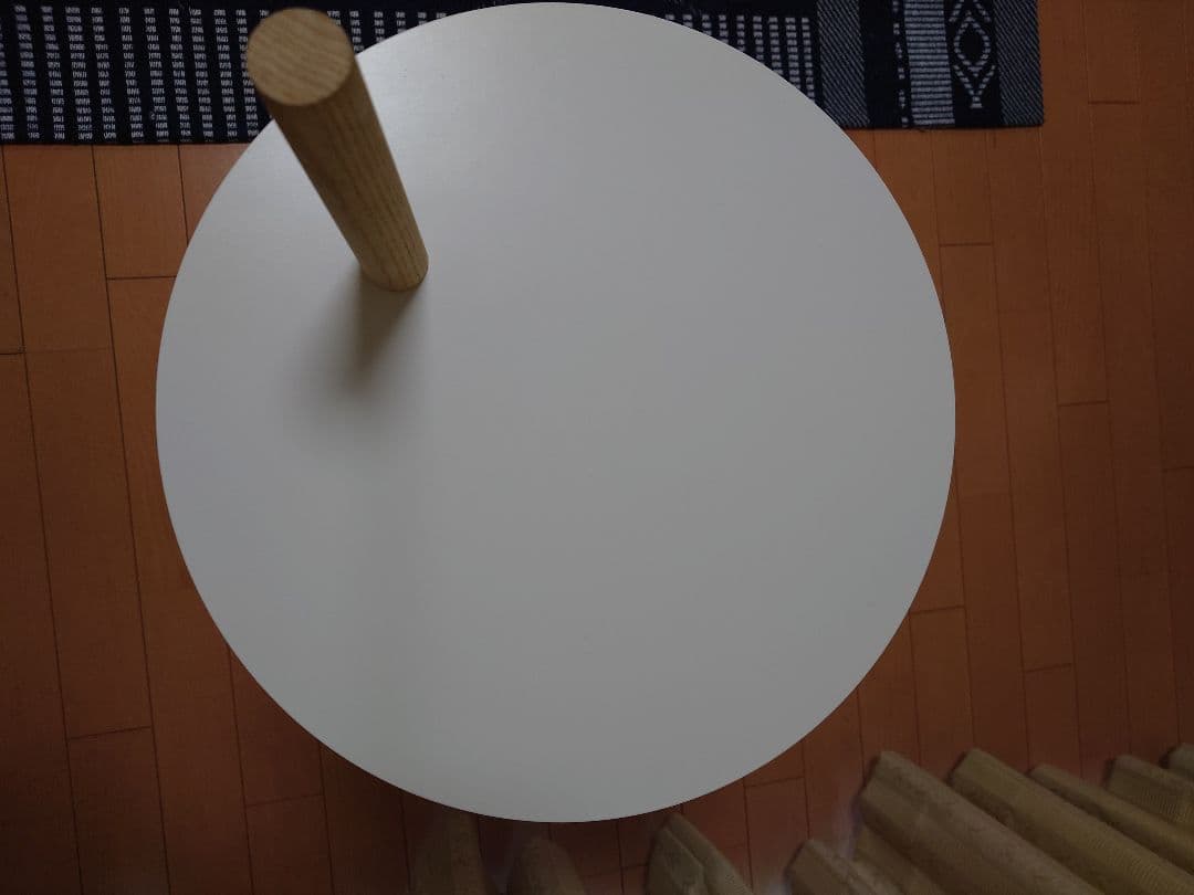 【DUENDE】TUBE&RODサイドテーブルホワイト