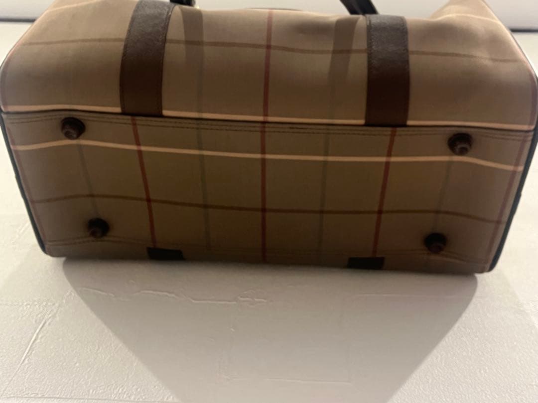 BURBERRY バーバリー ボストンバッグ ノバチェック ハンドバッグ