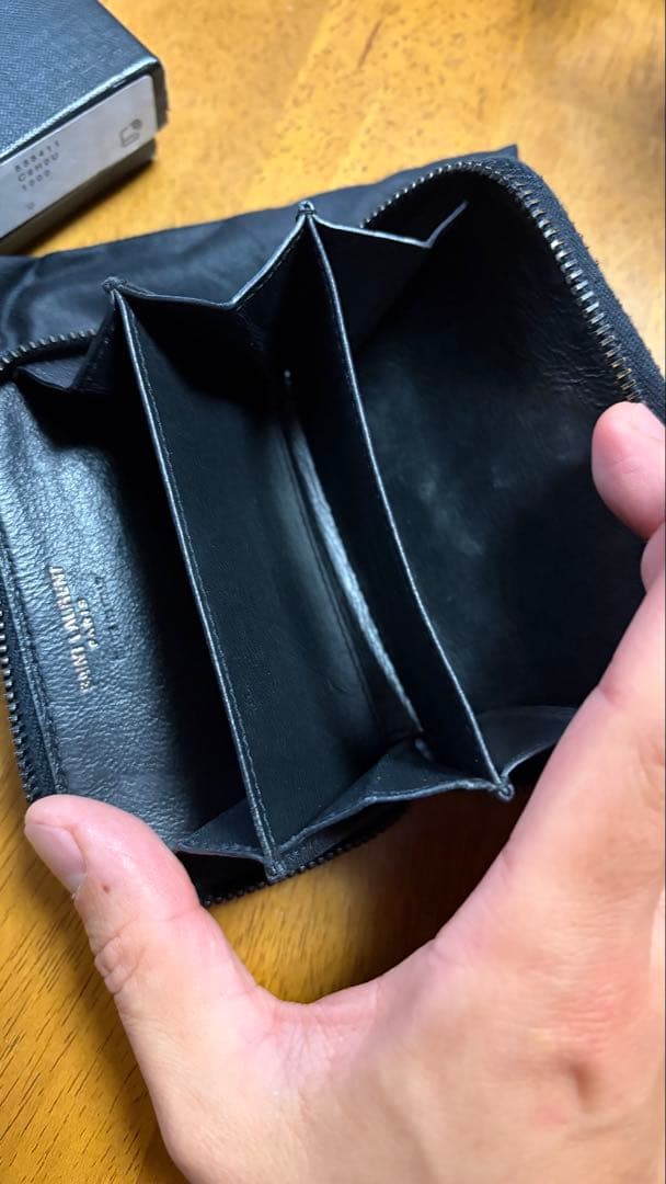 YSL ブラックレザー ケース
