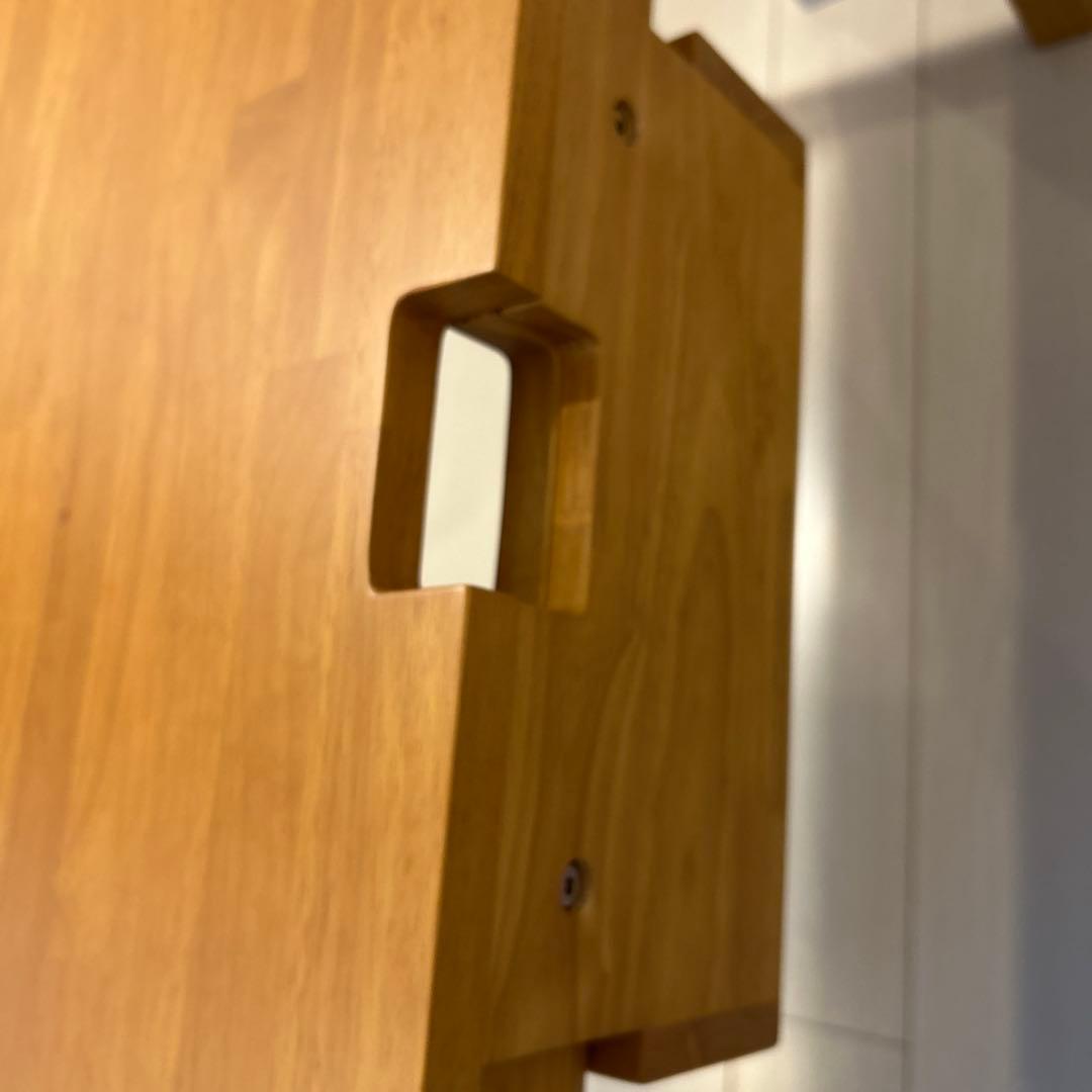 【美品】ベルメゾン 省スペースパソコンデスク 「 ナチュラル 」