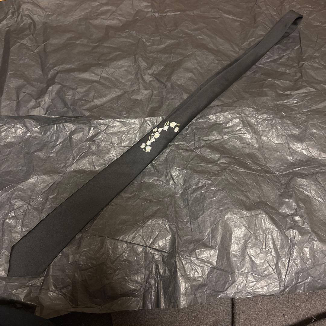 dior homme 14aw ネクタイ　ナロータイ　鈴蘭