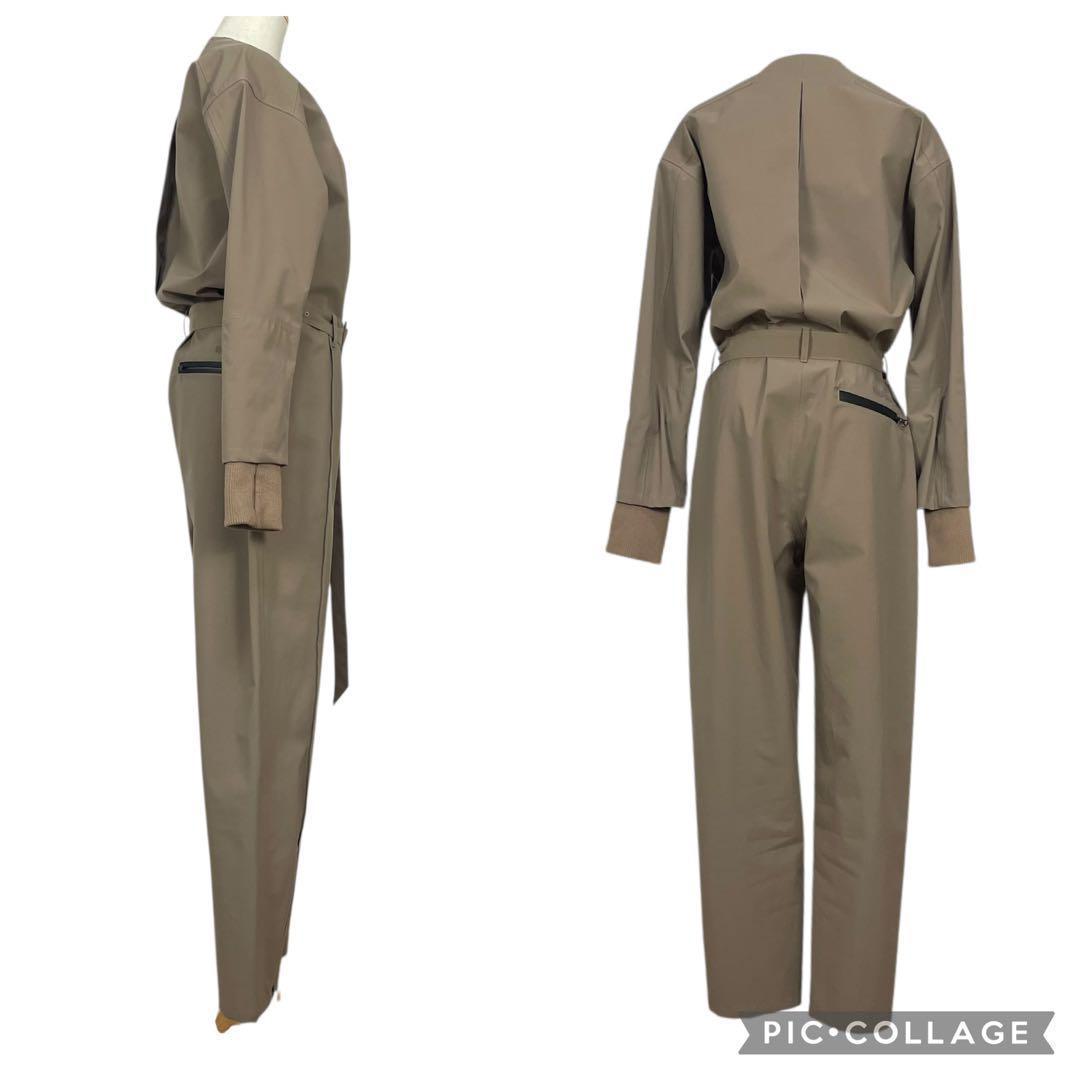 【美品】ワイルドシングス × ナガオヨシミ☆レイヤージャンプスーツ　ブラウン　M