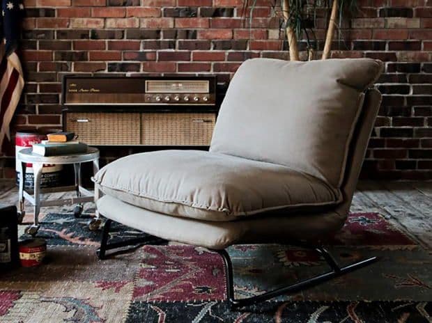 クラッシュゲート1人掛け　リクライニングソファ　knot antiques