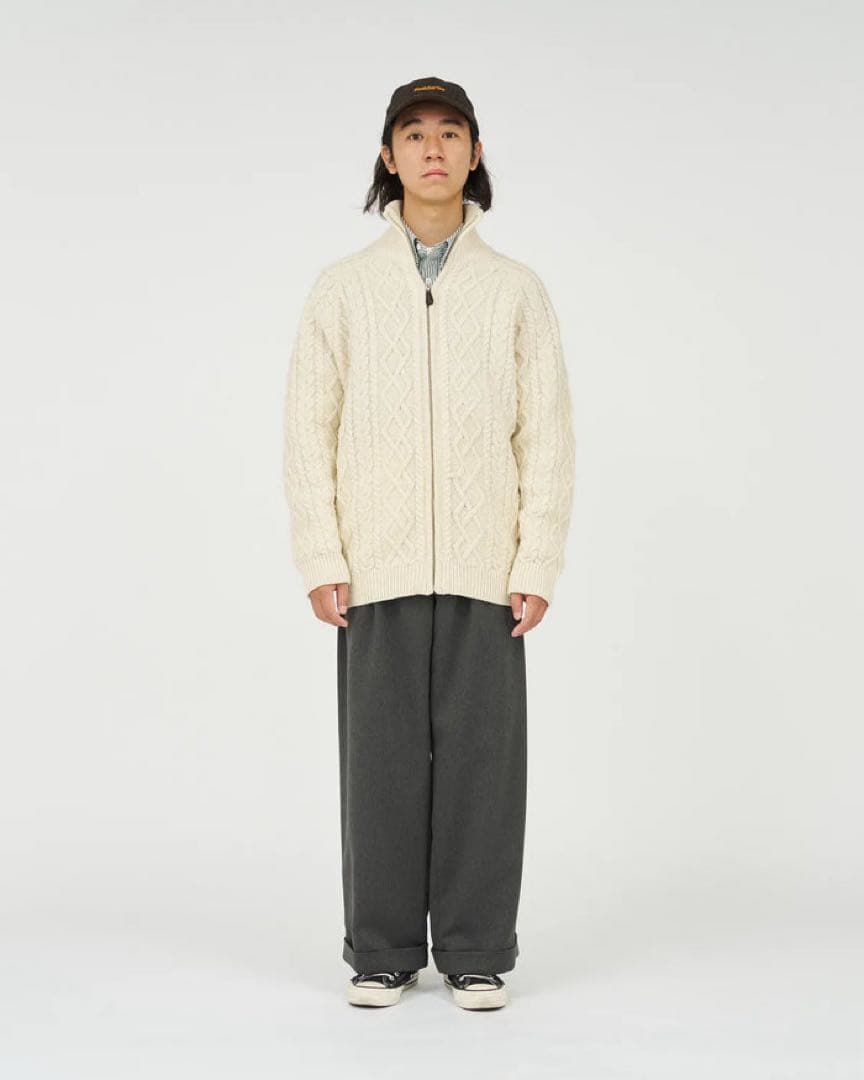 u*r様 FreshService フィッシャーマンジップアップ　ニット　Lサイ