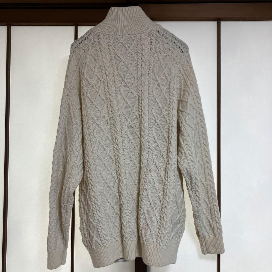 u*r様 FreshService フィッシャーマンジップアップ　ニット　Lサイ