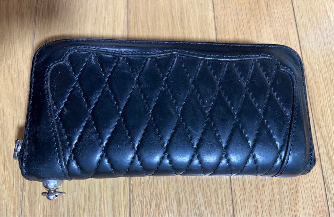 ISAMU KATAYAMA BACKLASH ラウンドチップ 長財布 レザー