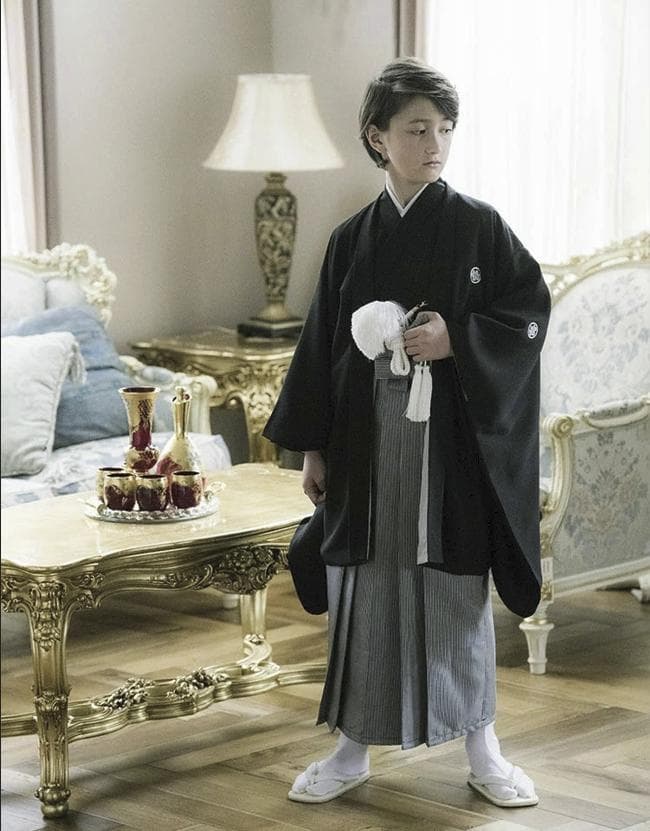 キャサリンコテージ 男の子 袴セット 150cm 卒業式用 ※付属品一部欠品あり