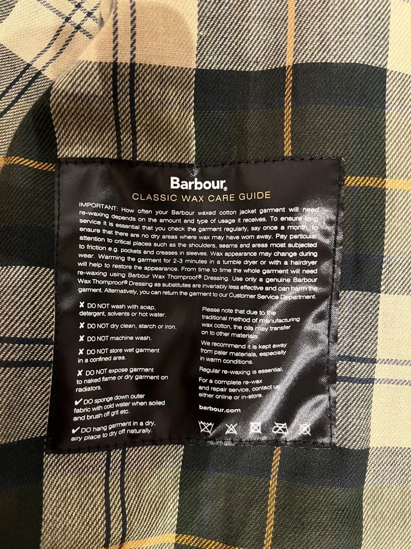 Barbour Transport Wax ジャケット 36