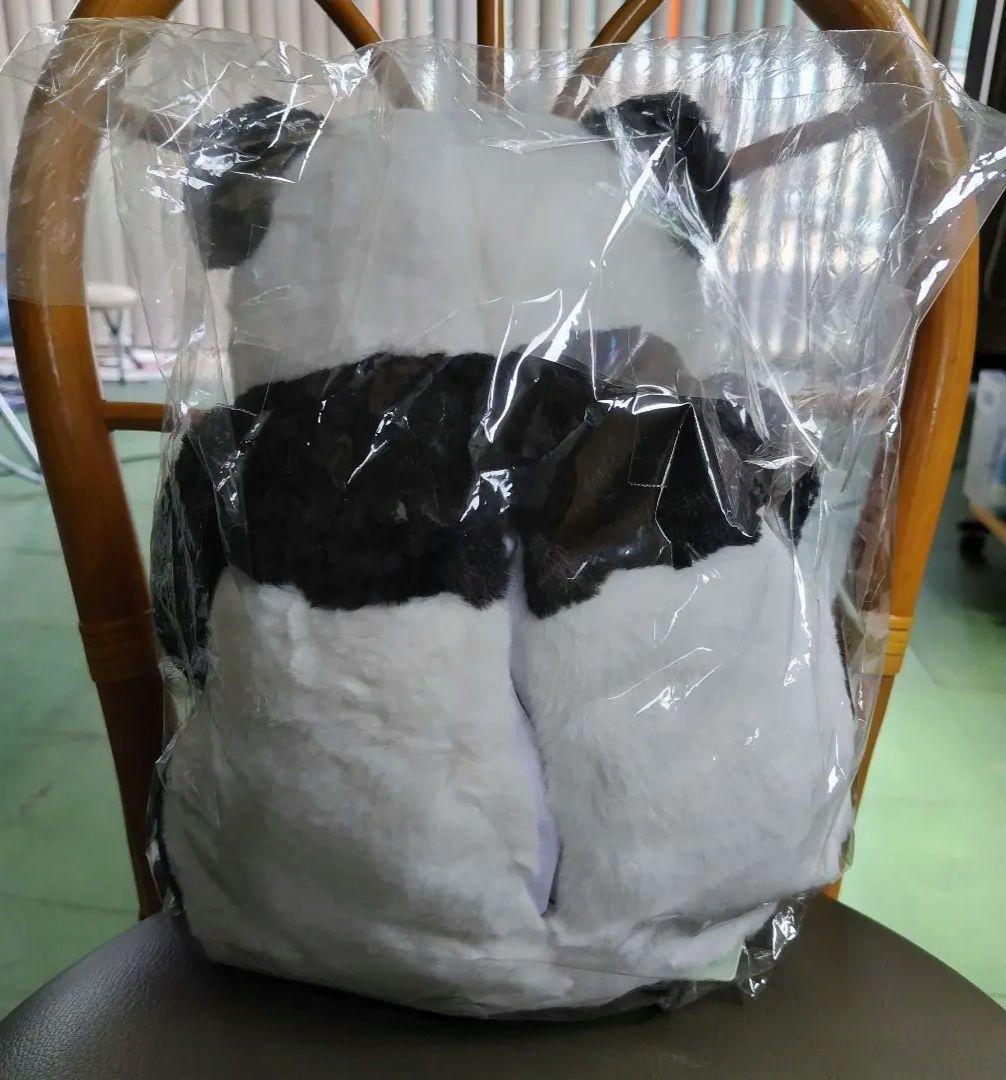 パンダティッシュケース　ぬいぐるみ　新品タグ付き　ぱんだ　PANDA