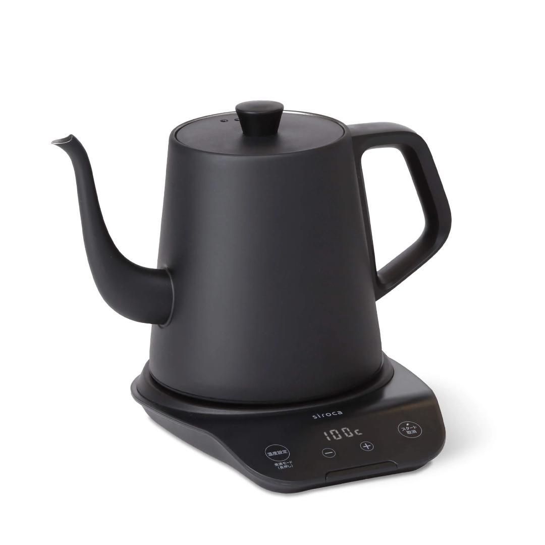 siroca 温度調節電気ケトル SK-D171 ブラック （新品・未使用）