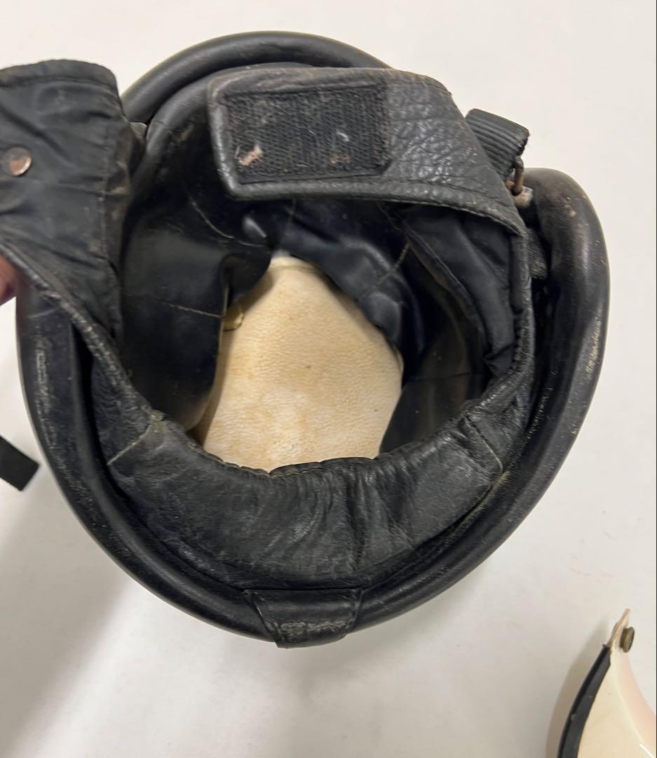 SHELBY COBRA 革巻き ジェット　 純正バイザー付