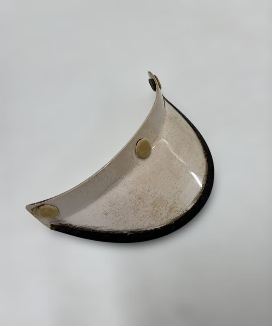 SHELBY COBRA 革巻き ジェット　 純正バイザー付