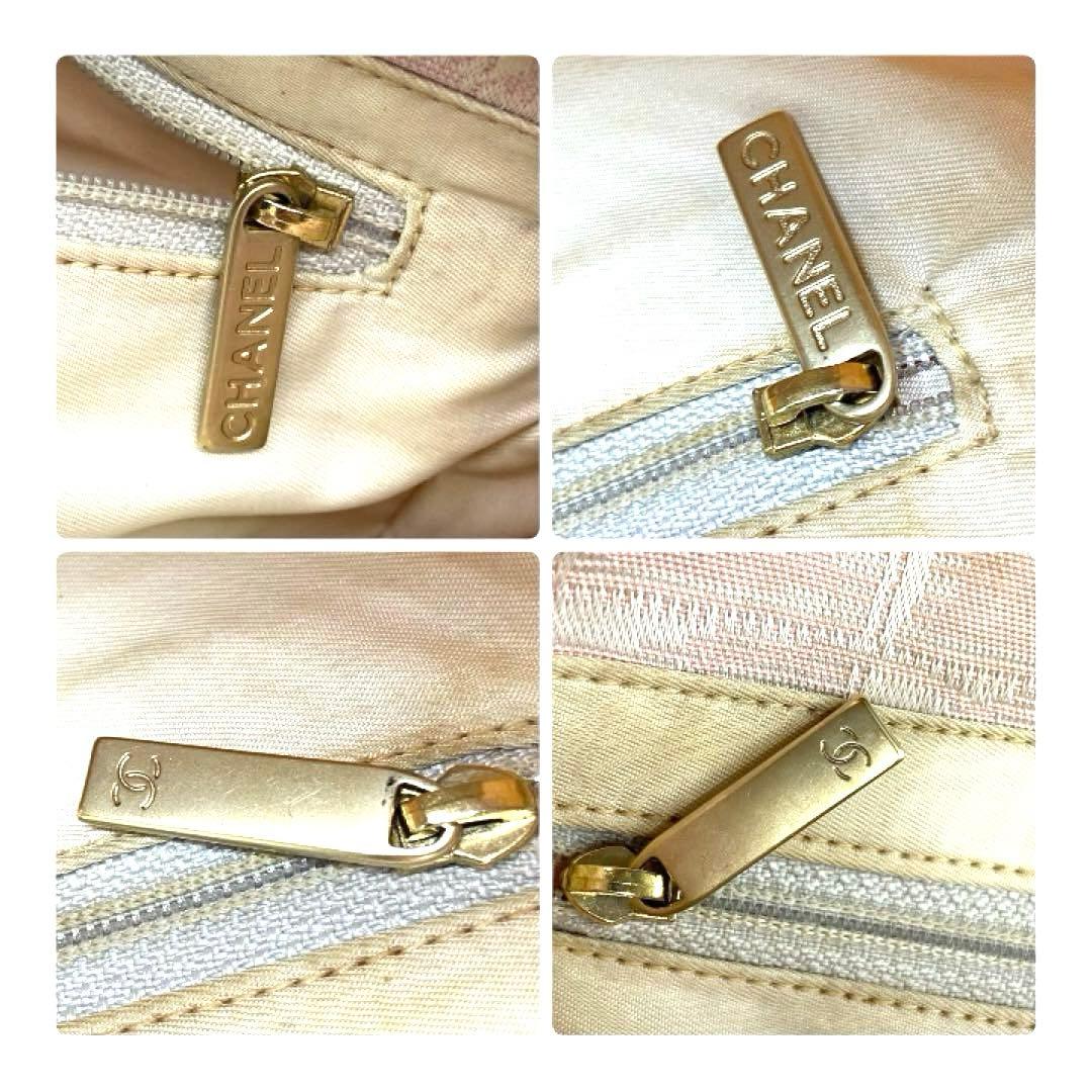 小ぶり希少❤︎CHANELピンクシャネルニュートラベルラインココマークミニトート